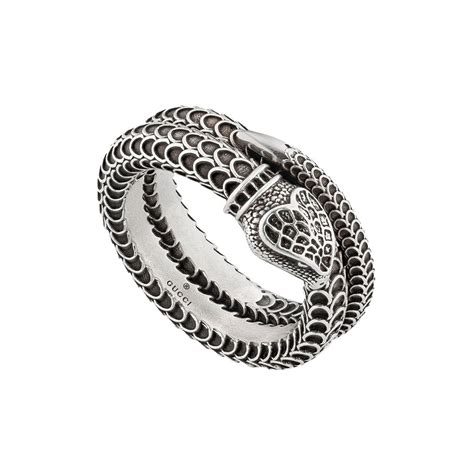 gucci snake ring pendant|gucci sterling silver butterfly ring.